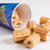 Churrobites Crispy · Bite-sized crispy churros pieces with explosive flavour, sprinkled with sugar and cinnamon. ...
