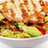 Southwest Salad · Your Choice of Grilled or Breaded Chicken, Fresh Greens, Avocado, Tortilla Strips, Tomatoes,...