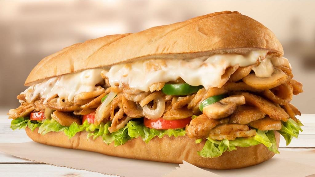 Chicken Philly Combo · Grilled onions, mushrooms, green peppers, provolone.
