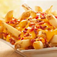 Cheese & Bacon Fries · Cheddar cheese sauce, bacon.