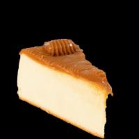 Slice Cheesecake Dulce De Leche · 