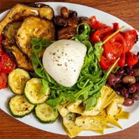 D'Oro Antipasti · Vegetarian. A combination of grilled vegetables. Artichokes, zucchini, mushrooms, eggplant, ...