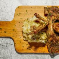 Lamb Chop Dinner · With 2 Sides.