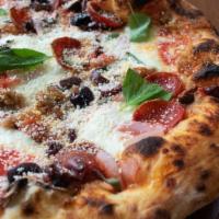 Biga Supreme Pizza · Sausage and pepperoni. Ohio wild mushrooms, onions and olives makes this 1 of our most popul...