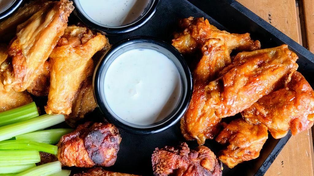 25 Piece Wings · 25 Piece Wings with Five Sauces