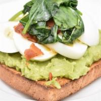 Avocado Toast · Start with your choice of toast then we spread liberally fresh smashed avocado. We suggest a...