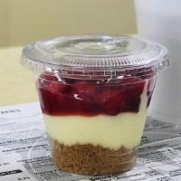 Parfait Cup · A country helping of fresh plain yogurt and granola with a side of fresh cut seasonal fruit