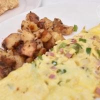 Western Omlette · Ham, peppers, onions and cheese