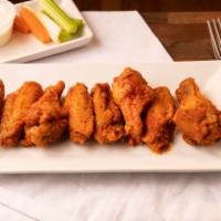8 Piece Traditional Wings (Only) · With Celery and Dipping Sauce
