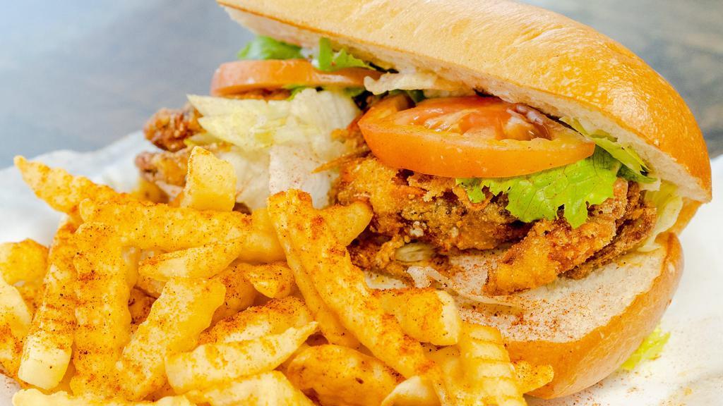 Po Boy Combo · Choice of Shrimp, Crab, or Oyster with a Side