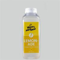 Lemonade · 16 ounces of fresh lemonade made with spring water and sweetened with organic cane sugar.