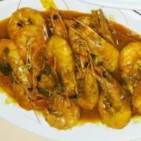 Peppered Shrimp · shrimp in very spicy sauce