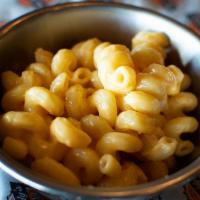 Mac & Cheese · Cavatappi noodles, Rich & Creamy Cheese Sauce