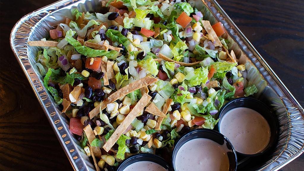 Salad Family Packs · Enjoy our shareable salad platters. Choose from the Texican Salad, Stella Salad, Caesar Salad or House Salad.