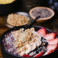 Organic Acai Bowl · Organic acai blended with apples and topped with strawberry, blueberry , pineapple, banana ,...