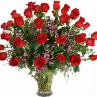 Three Dozen Premium Red Roses · 