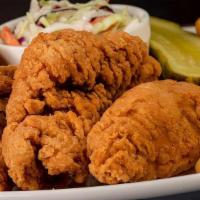 Chicken Tenders · Your choice of ranch, honey mustard or barbeque sauce.