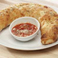 Johnny'S Meat Deluxe Stromboli · Beef, sausage, bacon, Canadian bacon & pepperoni with mozzarella cheese.