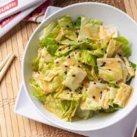 Ginger Salad · Chopped romaine with a sweet, refreshing. ginger-sesame dressing.