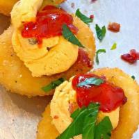 Deep Fried Whipped Deviled Eggs  · 