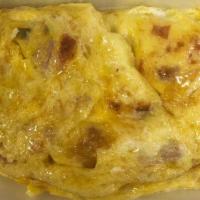 Tortilla De Jamón Y Queso/ Ham & Cheese Omelette · 