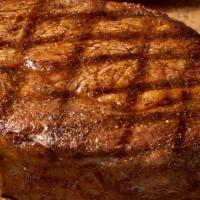 Ribeye  · Well-marbled, juicy and savory. Seasoned and Seared.Served with two freshly made sides.