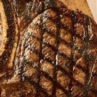 Bone-In Ribeye 18Oz · Bone-in and extra marbled for maximum tenderness. Served with two freshly made sides.