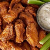 Kookaburra Wings Party Platter · 30 chicken wings tossed in our secret spices served with our Blue Cheese dressing and celery...
