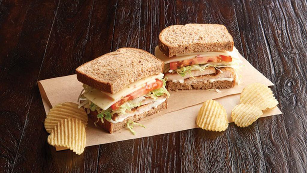 Grilled Chicken Breast Sandwich Regular · Grilled, 100% antibiotic-free chicken breast, and a Jason's fan favorite. Name your bread, select your spreads and dress it up. Also served with chips or baked chips (150/100 cal) and a pickle (5 cal).