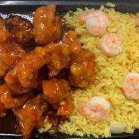 General Tso'S Chicken · Spicy. Comes with fried rice and egg roll.