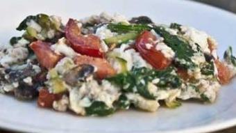 Egg Whites And Veggies · Sauteed spinach, peppers, and mushrooms. Served with a side salad and grilled multigrain toast