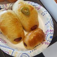 Mini Kolaches · Breakfast Beef Sausage with cheese.