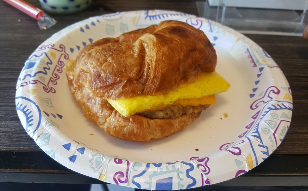 Croissant With Egg & Cheese · 