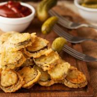 Fried Pickles · Downtown lover's fried and crunchy pickles.