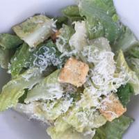 Caesar Side Salad · Romaine, croutons, freshly shredded Parmesan, caesar dressing.