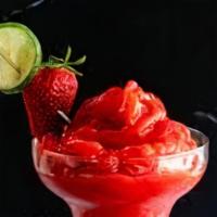 Virgin Strawberry Daiquiri · Our Virgin Strawberry Daiquiri is the perfect balance of  plump strawberries paired with a t...