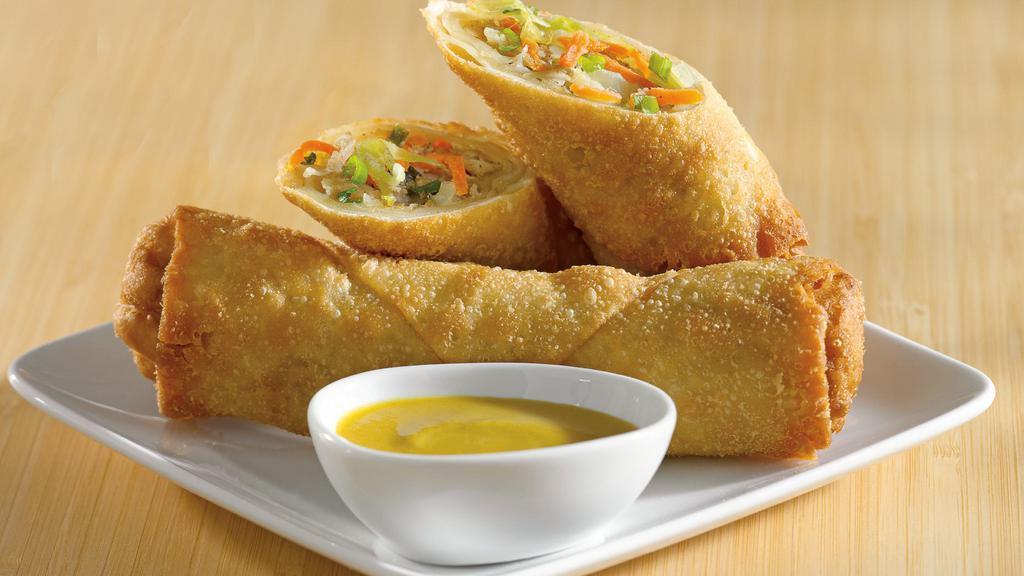 Egg Roll · chicken and shredded vegetables in an over sized crispy wrapper