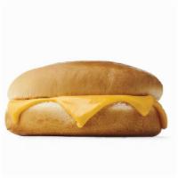 Toasted Cheese · 2 slices of american cheese in between 2 grilled buns.