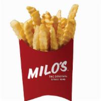 Large Fry · Premium crinkle cut fries with Milo's famous orange seasoning.