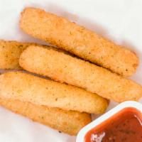 Mozzarella Sticks · Served with marinara sauce.