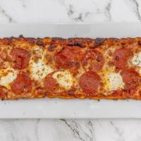 Pepperoni And Mozarella Flabread Pizza · 