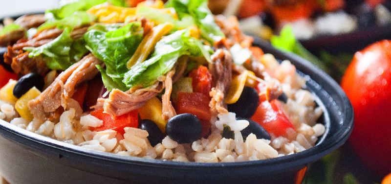 Bowl · Your choice of meat, rice, beans, fresh toppings, and sauce.