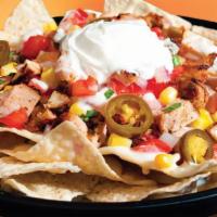 Nachos · Crunchy tortilla chips with your choice of toppings.