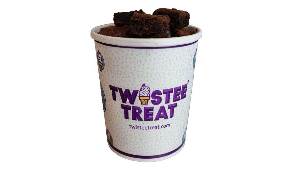 Brownie Quart · Our tasty Vanilla ice cream with brownies mixed in!