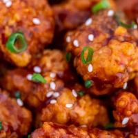 Fried Bangbang Chicken · Fried chicken with Korean chili sauce