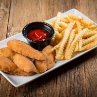 Chicken Strips · Served plain with your choice of dipping sauce.
