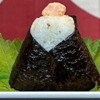 A-7. Onigiri · One piece. Rice ball wrapped in nori (seaweed).