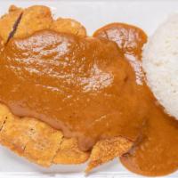 R-1. Tonkatsu Curry Rice · Japanese style deep fried pork cutlet over home made curry. Comes with miso soup, steamed ri...