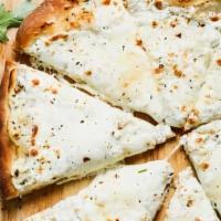White Pizza · Special blend of ricotta and mozzarella.