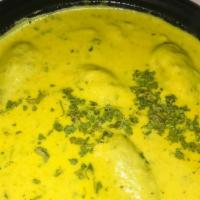 Malai Kofta · Vegetarian. Vegetables and cheese dumplings seasoned with herbs in a fresh tomato and cream ...
